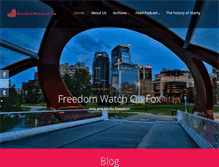 Tablet Screenshot of freedomwatchonfox.com